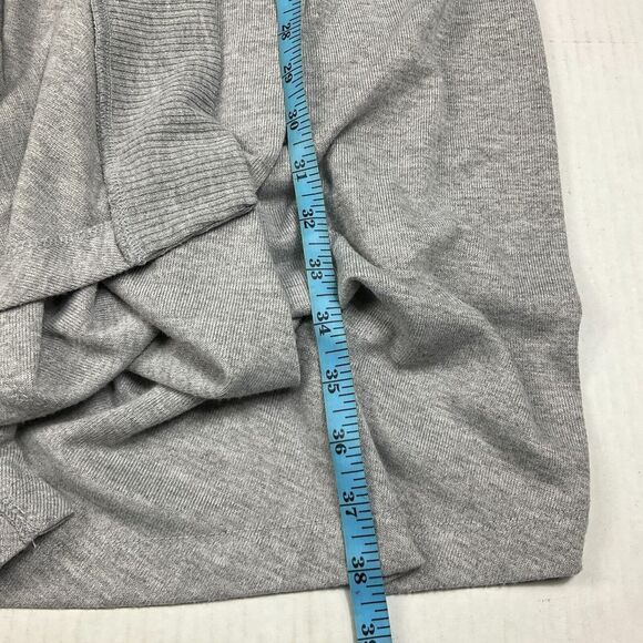 1.State Long Cardigan Gray Draped Front Long Sleeve Knit Sweater Plus Size 1X - Picture 5 of 10